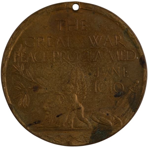 WWI 1919 Britain France Italy America Belgium Peace Medal