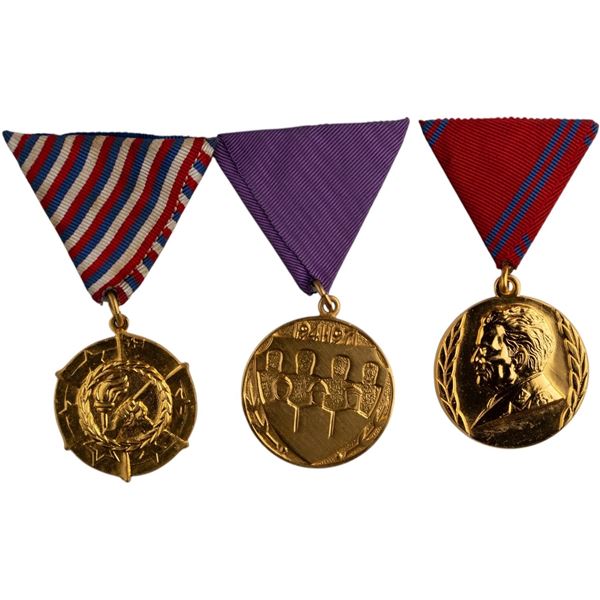Yugoslavia Medals Victory over Fascism, Anniversary of Yugoslav People Etc