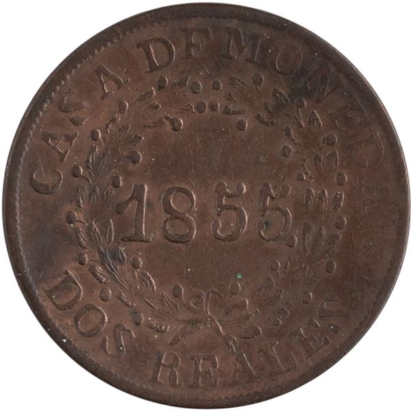Argentina 1855 Buenos Aires 2 Reales