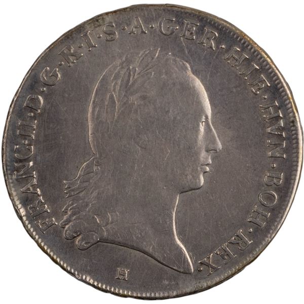 Austria 1795 H Austrian Netherlands Silver 1 Kronenthaler