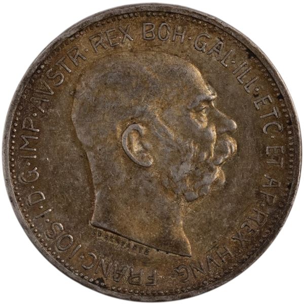 Austria 1913 Silver 2 Corona