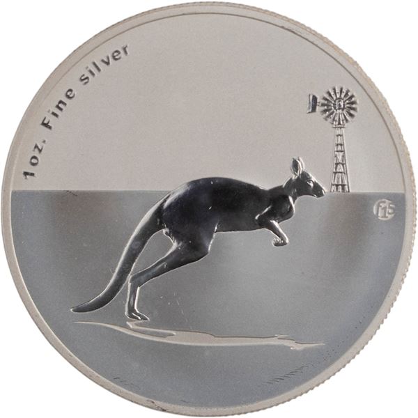 Australia 2012 $1 Silver 1 oz Kangaroo with F15 Privy