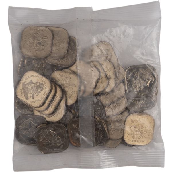 Bahamas 1992 15 Cents Original Packaging (40 Pieces)