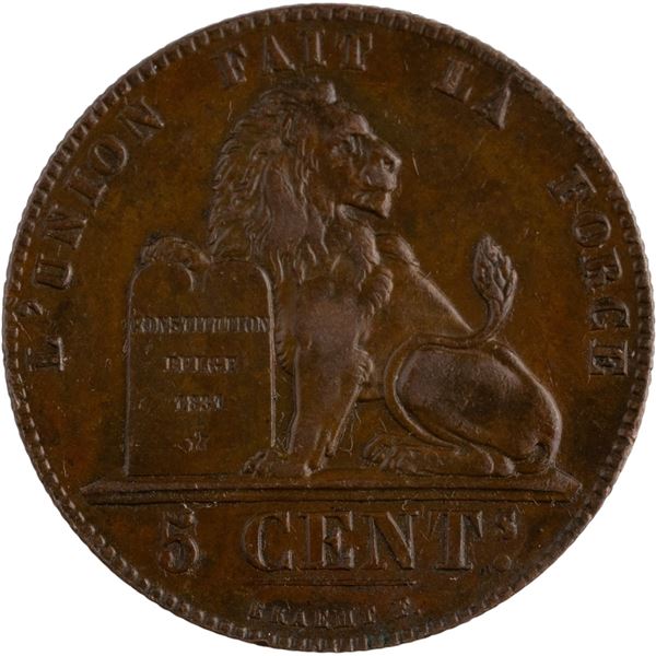 Belgium 1856 5 Centimes