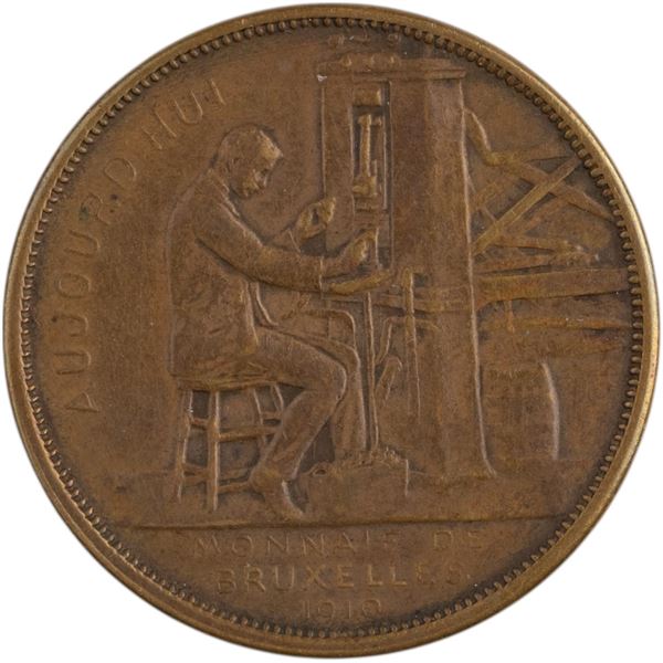 Belgium 1910 Monnaie De Bruxelles Token