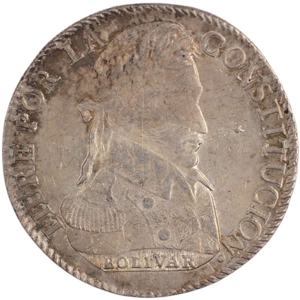 Bolivia 1840 PTS LR Silver 8 Soles