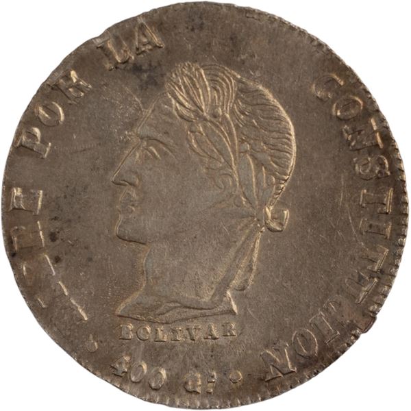 Bolivia 1863 FP Silver 8 Soles