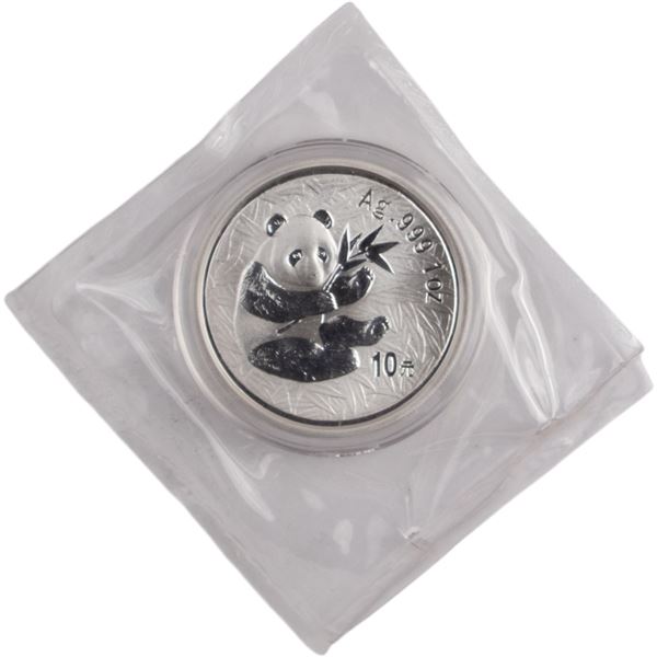 China 2000 Silver 10 Yuan Panda