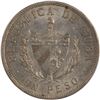 Image 2 : Cuba 1933 Silver 1 Peso