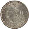 Image 2 : Cuba 1949 Silver 20 Centavos