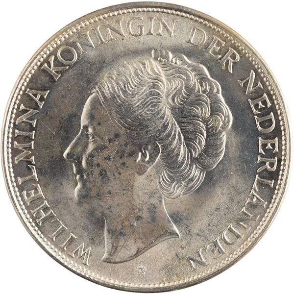 Curacao 1944 D Silver 2 1/2 Gulden