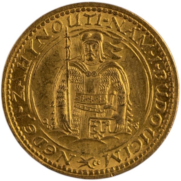 Czechoslovakia 1927 Gold Ducat
