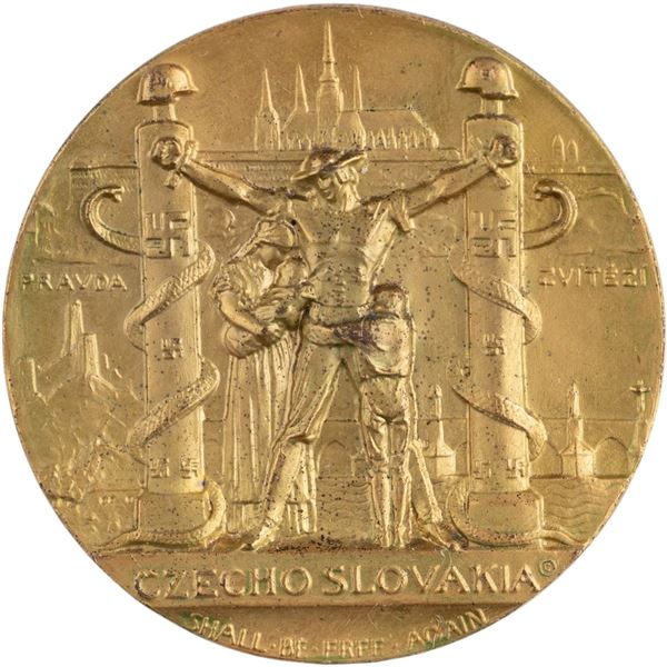 Czechoslovakia 1939 Medal Czechoslovakia Shall Be Free Again