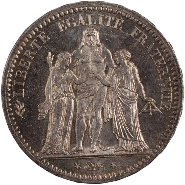 France 1873 A Silver 5 Francs