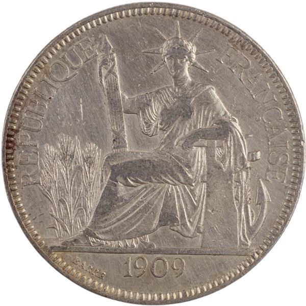 French Indo-China 1909 Silver Piastre