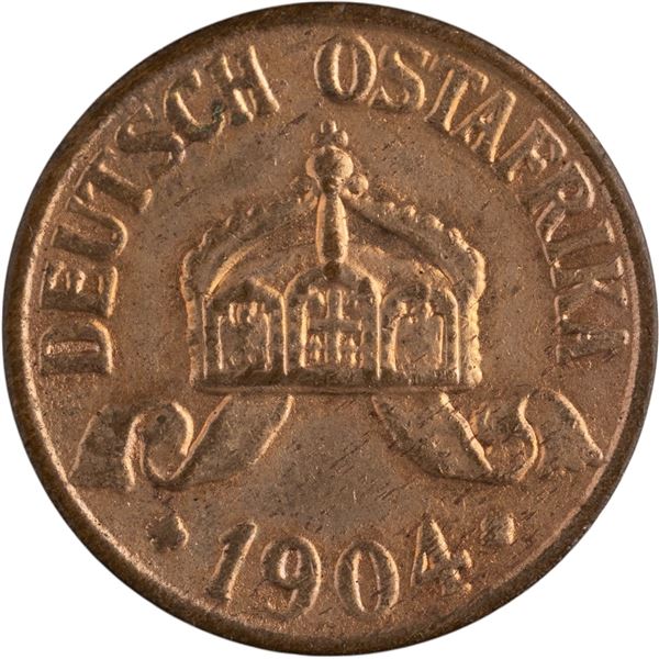 German 1904 East Africa A 1/2 Heller