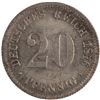 Image 1 : Germany 1876 F Silver 20 Pfennig