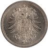 Image 2 : Germany 1876 F Silver 20 Pfennig