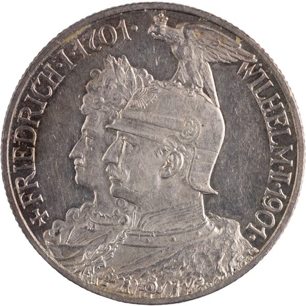 Germany 1901 Prussia Silver 2 Mark
