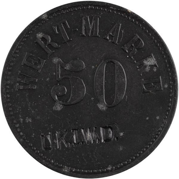 Germany 1918-20 Wertmarke 50 Pfennig U.K.I.W.D