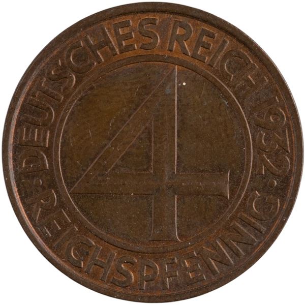 Germany 1932 A 4 Reichspfennig