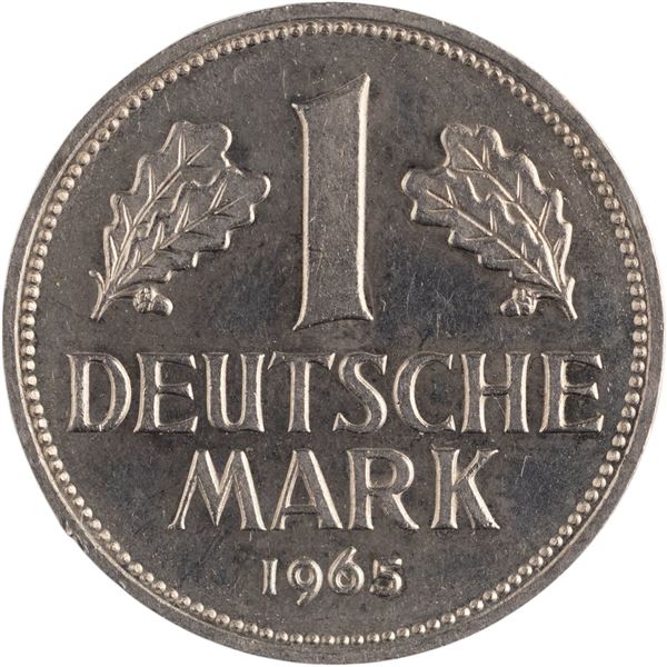 Germany 1965 G 1 Deutsche Mark Low Mintage