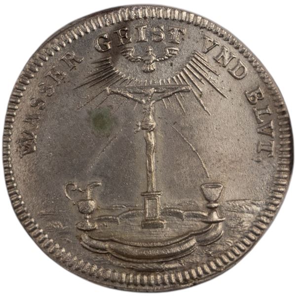 Germany ND (1700) Nuremberg Baptismal Medallic Silver Ducat