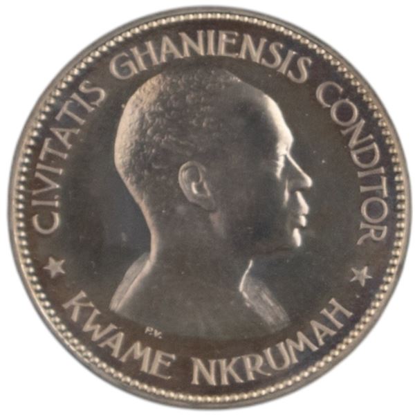 Ghana 1958 Silver 10 Shillings Independence of Ghana