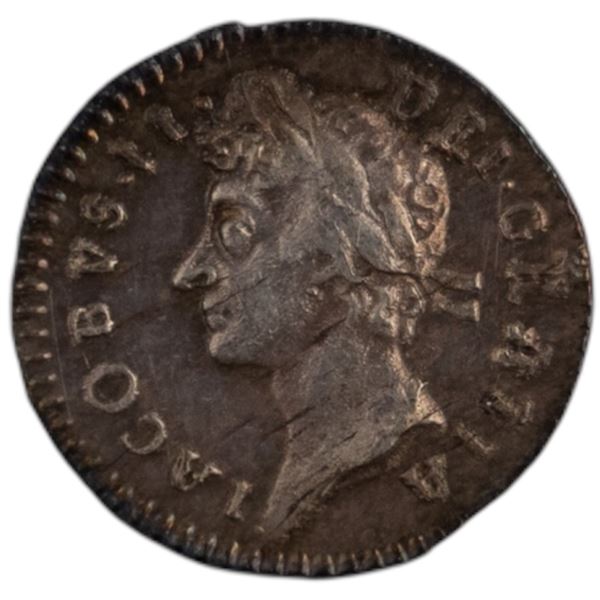 Great Britain 1688/7 Silver 1 Pence