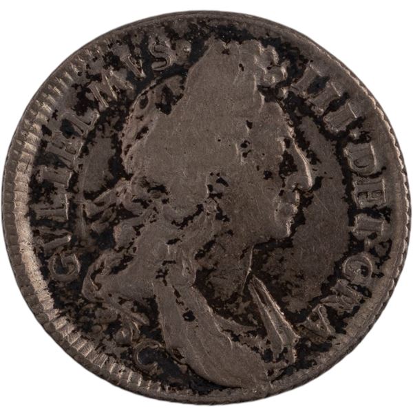 Great Britain 1696 Silver 1 Shilling