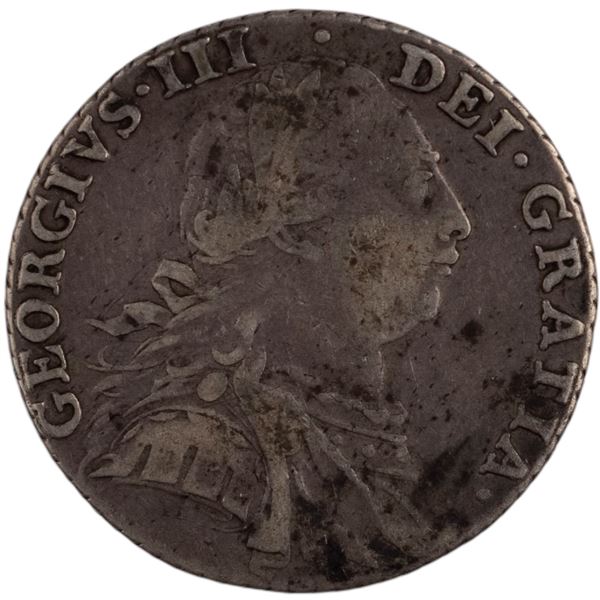 Great Britain 1787 Silver Shilling