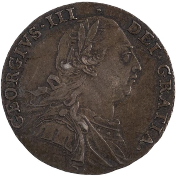 Great Britain 1787 Silver Shilling