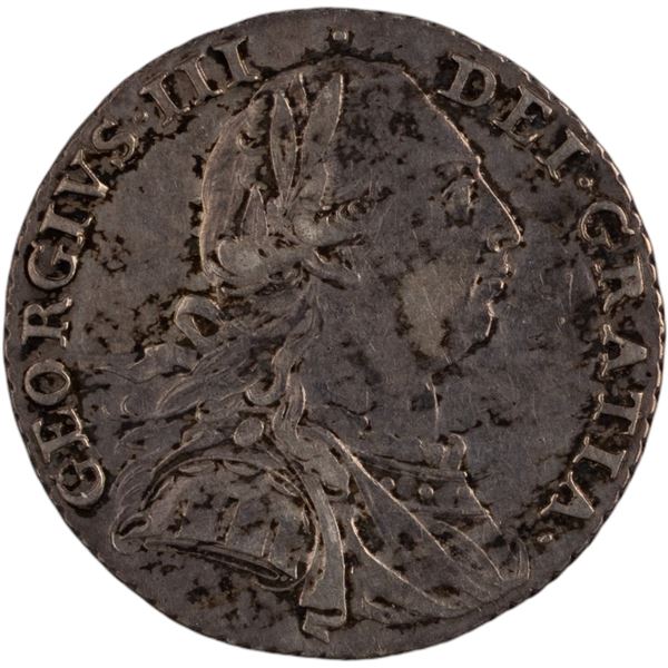Great Britain 1787 Silver Shilling