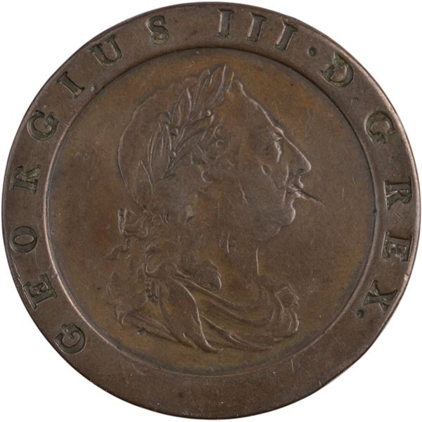 Great Britain 1797 2 Pence Cartwheel
