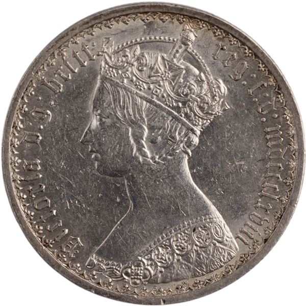 Great Britain 1868 Silver Florin Gothic
