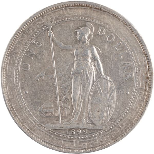 Great Britain 1899 B Trade Dollar