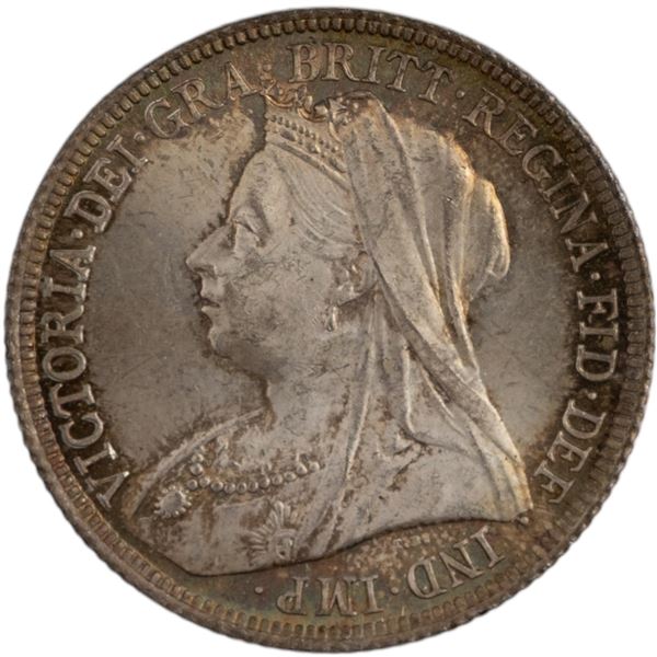 Great Britain 1899 Silver 1 Shilling