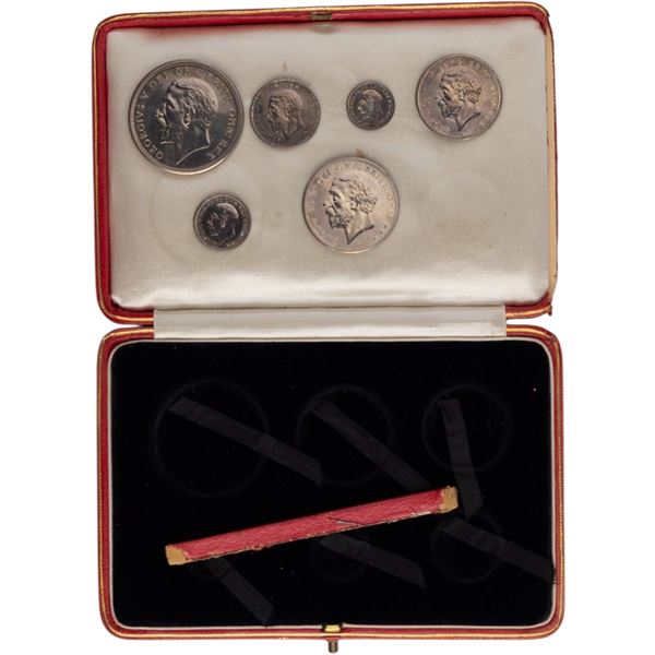 Great Britain 1927 Proof Coin Set with Original Box