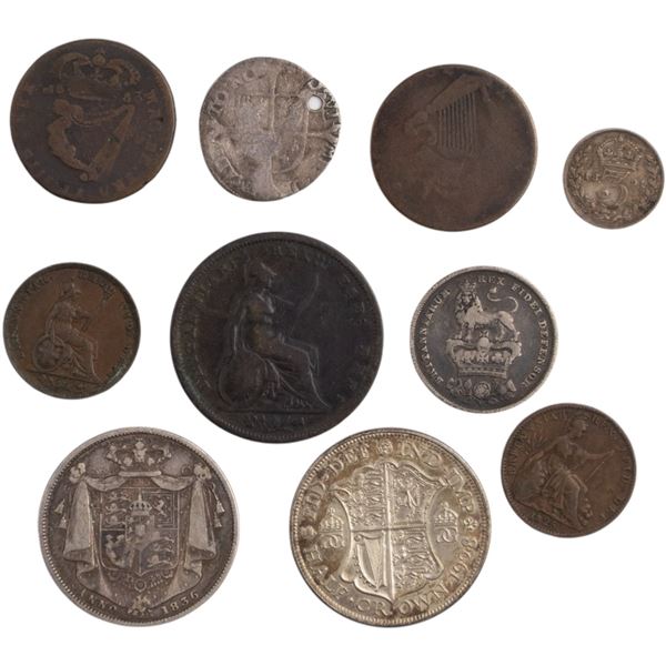 Great Britain Coin Lot (10 Pieces)