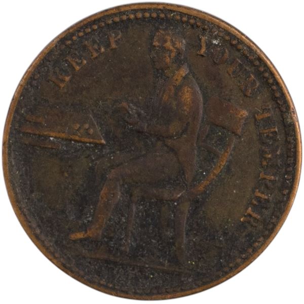 Great Britain Gambling Token Keep Your Temper, Victoria