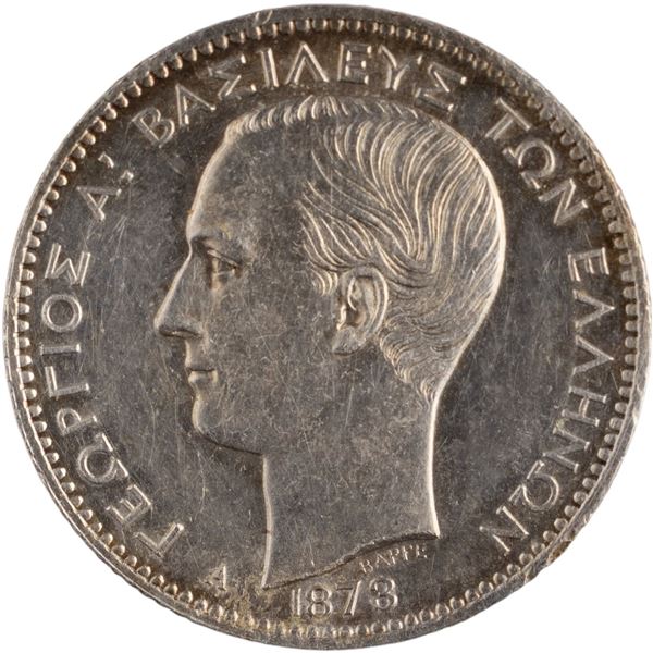 Greece 1873 A Silver 1 Drachma