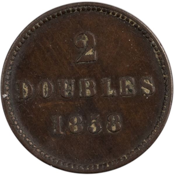 Guernsey 1858 2 Doubles