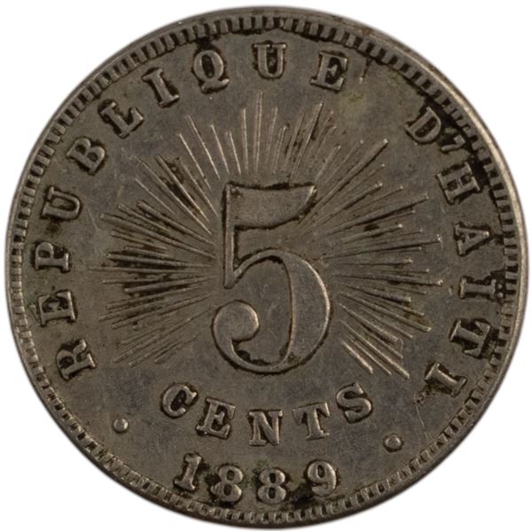 Haiti 1889 5 Cents