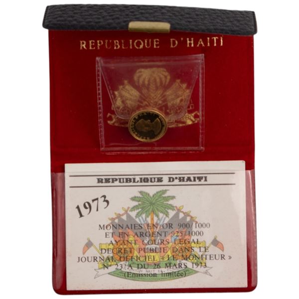 Haiti 1970 Gold 100 Gourdes