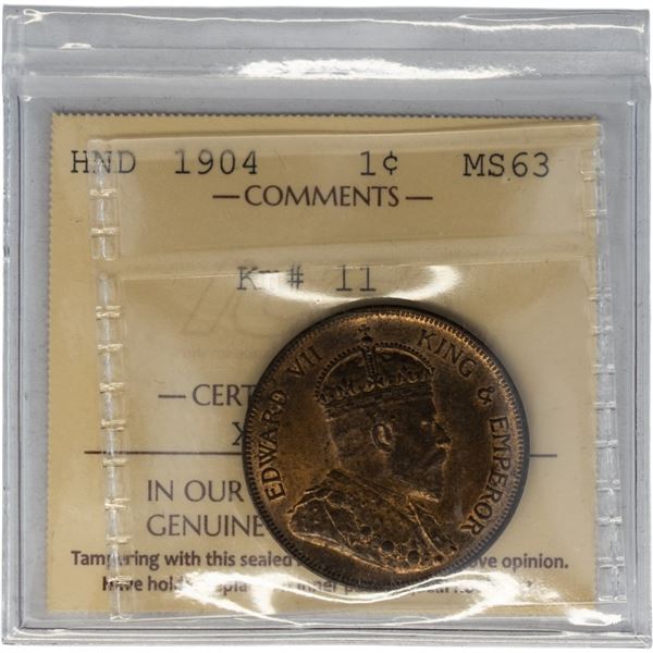 British Honduras 1904 1 Cent