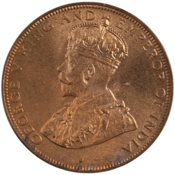Hong Kong 1933 1 Cent