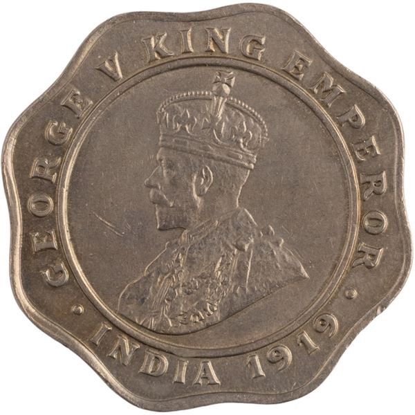 India 1919 C British India 4 Annas