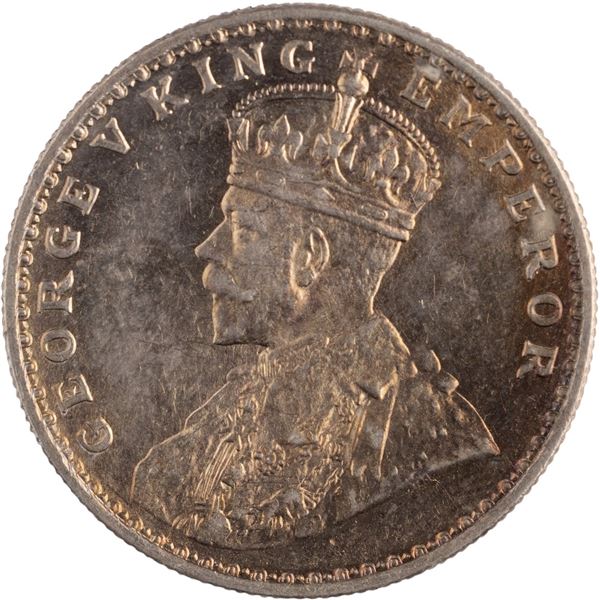 India 1922 B British India Silver 1 Rupee Key Date
