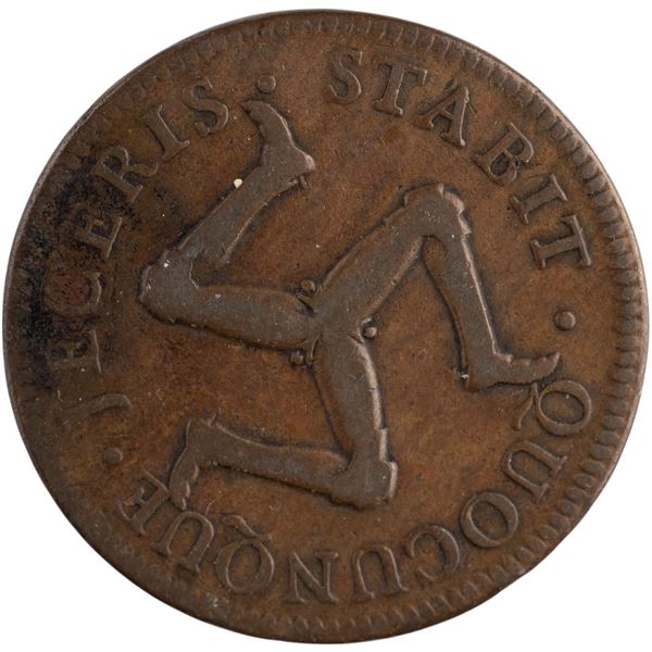 Isle of Man 1758 Half Penny