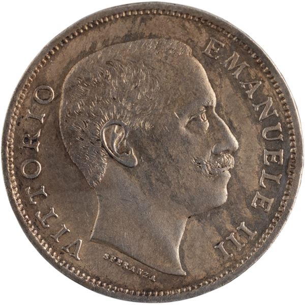 Italy 1901 R Silver 1 Lira